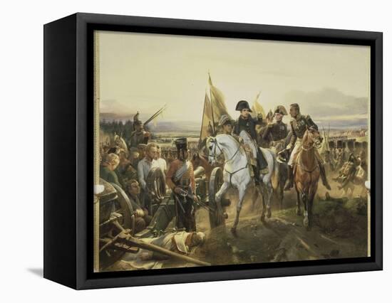 Napoleon on the Battlefield Friedland, June 14, 1807-Horace Vernet-Framed Premier Image Canvas