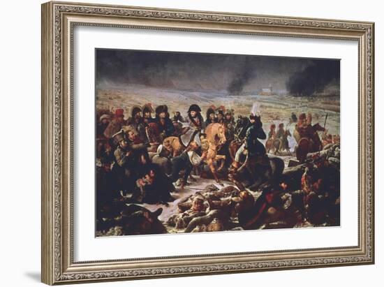 Napoleon on the Field of the Battle of Eylau, 9th February 1807-Antoine-Jean Gros-Framed Giclee Print