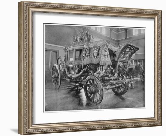 Napoleon's Carriage, Versailles, (Late 19th Centur)-John L Stoddard-Framed Giclee Print