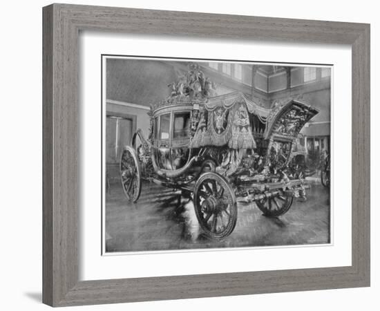 Napoleon's Carriage, Versailles, (Late 19th Centur)-John L Stoddard-Framed Giclee Print