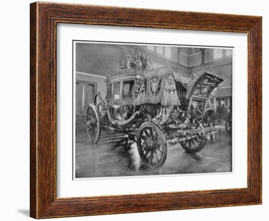 Napoleon's Carriage, Versailles, (Late 19th Centur)-John L Stoddard-Framed Giclee Print