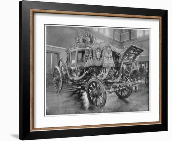 Napoleon's Carriage, Versailles, (Late 19th Centur)-John L Stoddard-Framed Giclee Print