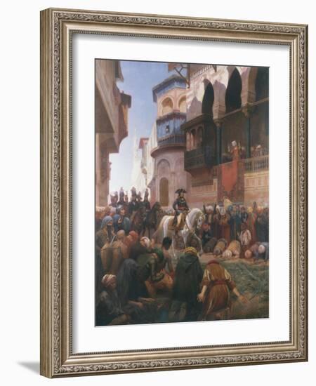 Napoleon's Entry Into Cairo-Gustave Bourgain-Framed Giclee Print