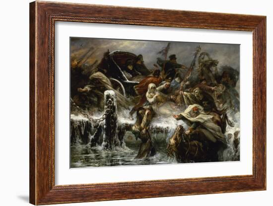 Napoleon's Flight from Russia 1812-Joseph E. van den Bussche-Framed Giclee Print