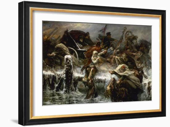 Napoleon's Flight from Russia 1812-Joseph E. van den Bussche-Framed Giclee Print