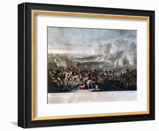 Napoleon's Flight from the Battle of Waterloo, 18th June 1815-German School-Framed Giclee Print