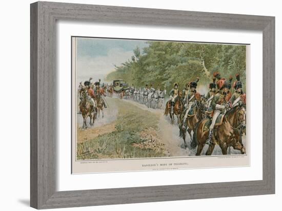 Napoleon's Mode of Travelling-Felicien Baron De Myrbach-rheinfeld-Framed Giclee Print