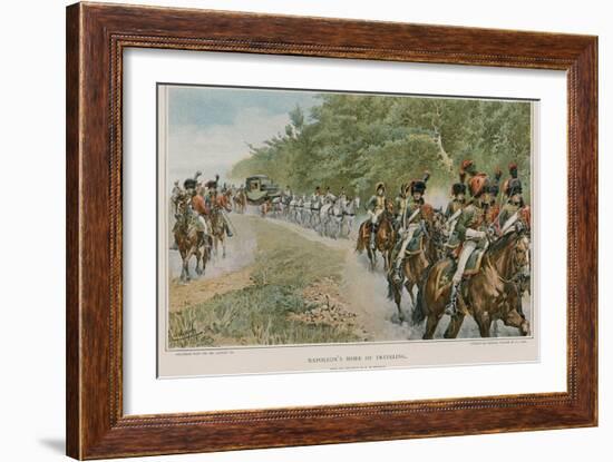 Napoleon's Mode of Travelling-Felicien Baron De Myrbach-rheinfeld-Framed Giclee Print