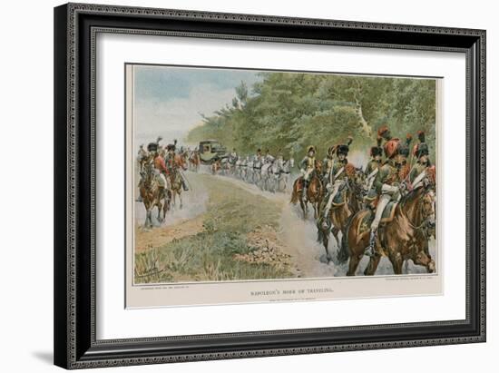 Napoleon's Mode of Travelling-Felicien Baron De Myrbach-rheinfeld-Framed Giclee Print