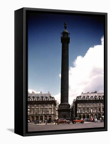 Napoleon's Monument in Place Vendome-William Vandivert-Framed Premier Image Canvas