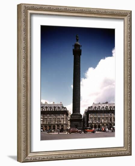 Napoleon's Monument in Place Vendome-William Vandivert-Framed Photographic Print