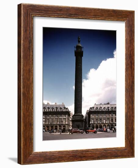 Napoleon's Monument in Place Vendome-William Vandivert-Framed Photographic Print