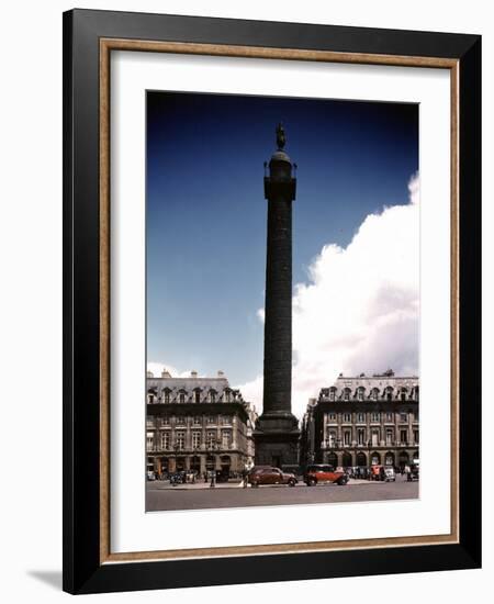 Napoleon's Monument in Place Vendome-William Vandivert-Framed Photographic Print