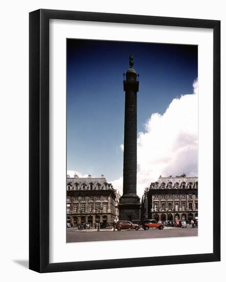 Napoleon's Monument in Place Vendome-William Vandivert-Framed Photographic Print