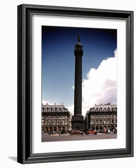 Napoleon's Monument in Place Vendome-William Vandivert-Framed Photographic Print