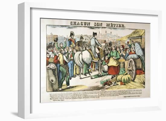 Napoleon's Return to Paris from the Island of Elba, 1815-Francois Georgin-Framed Giclee Print