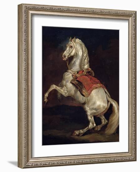 Napoleon's Stallion, Tamerlan-Théodore Géricault-Framed Giclee Print