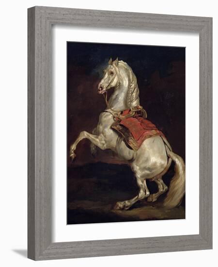 Napoleon's Stallion, Tamerlan-Théodore Géricault-Framed Giclee Print