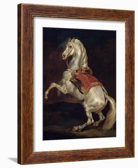 Napoleon's Stallion, Tamerlan-Théodore Géricault-Framed Giclee Print