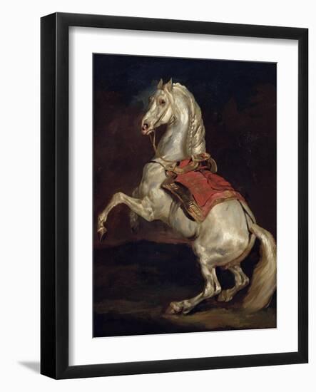 Napoleon's Stallion, Tamerlan-Théodore Géricault-Framed Giclee Print