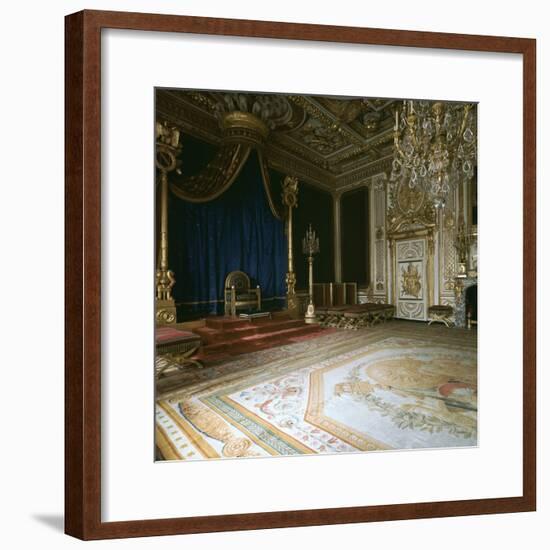 Napoleon's Throne-Room, 19th century-Unknown-Framed Photographic Print