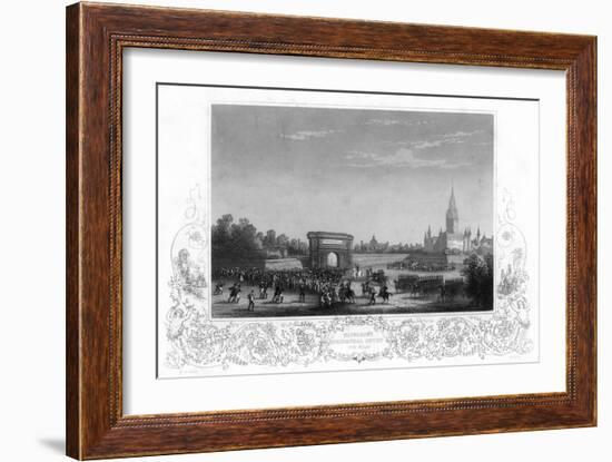 Napoleon's Triumphal Entry into Milan, Italy, C1805-H Bibby-Framed Giclee Print