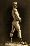 Eugen Sandow, in Classical Ancient Greco-Roman Pose, C.1893-Napoleon Sarony-Framed Premier Image Canvas