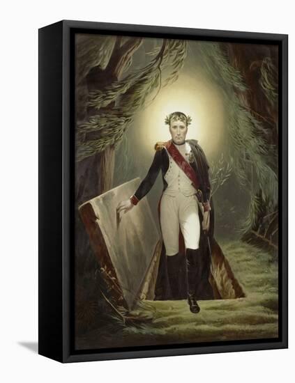 Napoléon sortant de son tombeau-Horace Vernet-Framed Premier Image Canvas