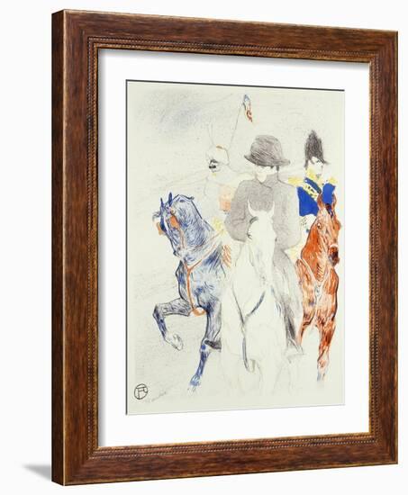 Napoleon-Henri de Toulouse-Lautrec-Framed Giclee Print