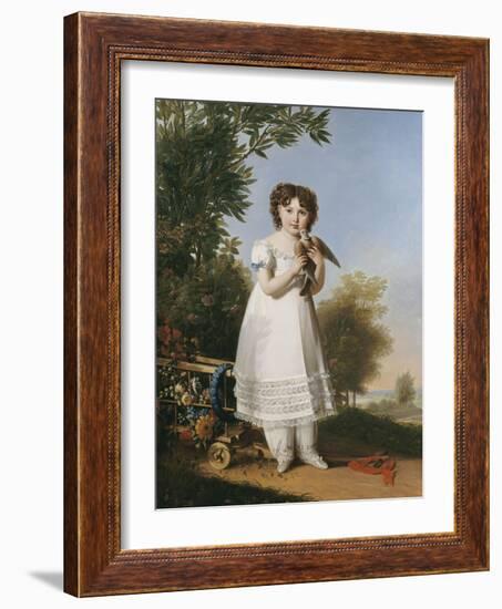 Napoléone-Elisa Baciocchi princesse de Piombino (fille d'Elisa Bonaparte et du prince Félix-Marie Guillermine Benoist-Framed Giclee Print