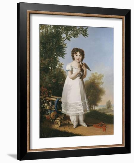 Napoléone-Elisa Baciocchi princesse de Piombino (fille d'Elisa Bonaparte et du prince Félix-Marie Guillermine Benoist-Framed Giclee Print