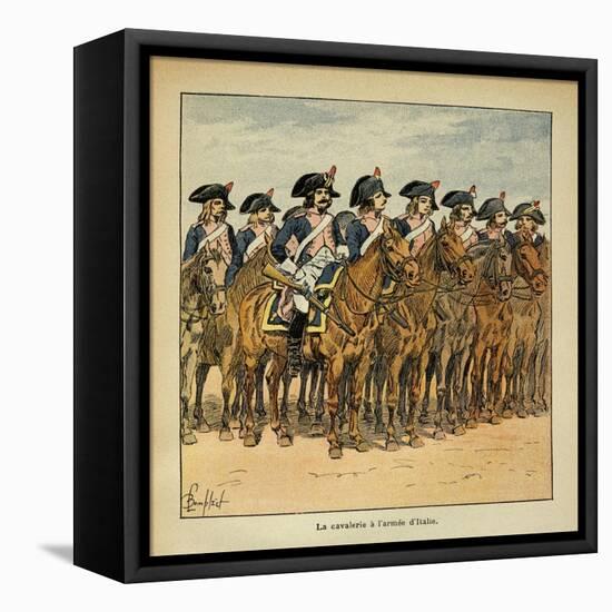 Napoleonic Wars, Cavalry of the Army of Italy-Louis Bombled-Framed Stretched Canvas