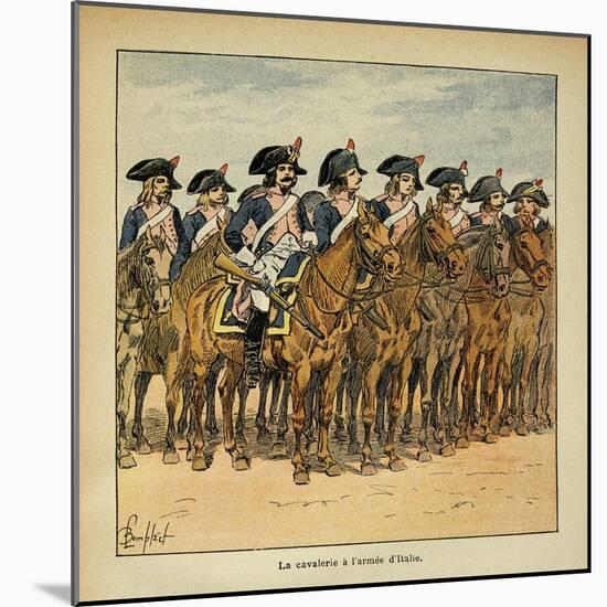 Napoleonic Wars, Cavalry of the Army of Italy-Louis Bombled-Mounted Art Print