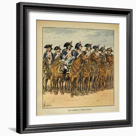 Napoleonic Wars, Cavalry of the Army of Italy-Louis Bombled-Framed Art Print