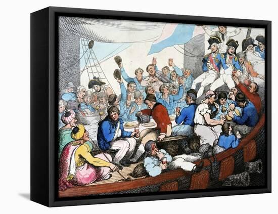 Napoleonic Wars, Egyptian Campaign (Expedition) (1798-1801): Admiral Horatio Nelson (1758-1805) Cel-Thomas Rowlandson-Framed Premier Image Canvas