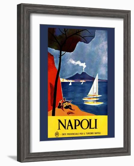 Napoli, c. 1950-null-Framed Art Print