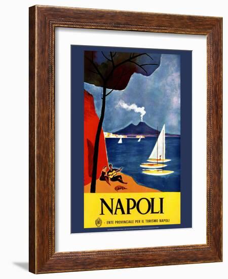 Napoli, c. 1950-null-Framed Art Print