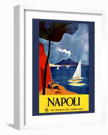 Napoli, c. 1950-null-Framed Art Print
