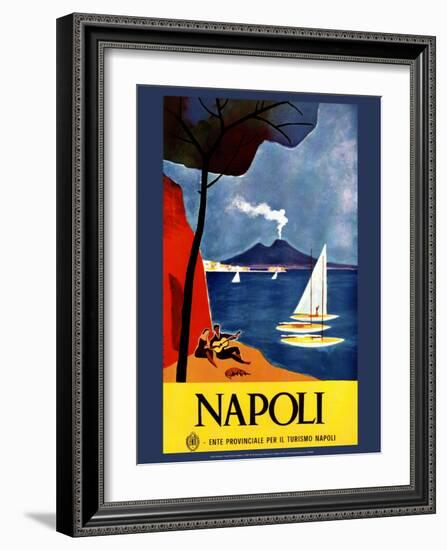 Napoli, c. 1950-null-Framed Art Print