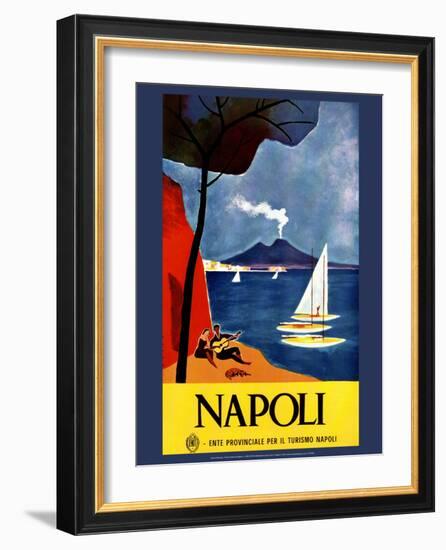 Napoli, c. 1950-null-Framed Art Print