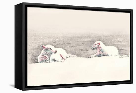 Napping, 2016,-Helen White-Framed Premier Image Canvas