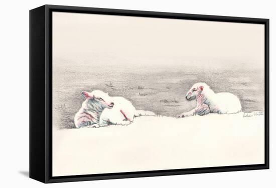 Napping, 2016-Helen White-Framed Premier Image Canvas