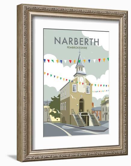Narberth - Dave Thompson Contemporary Travel Print-Dave Thompson-Framed Art Print