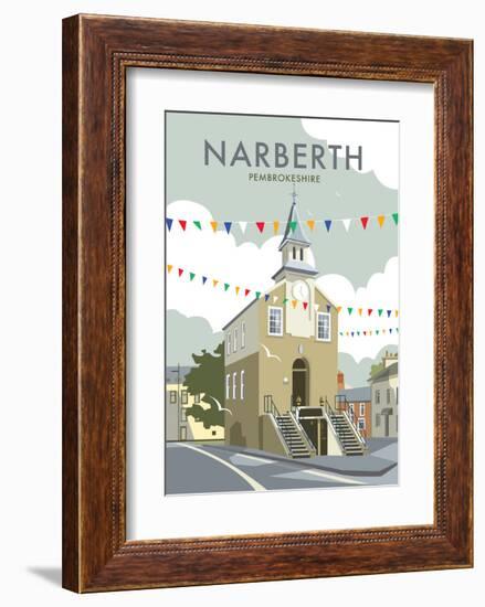 Narberth - Dave Thompson Contemporary Travel Print-Dave Thompson-Framed Art Print