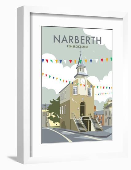 Narberth - Dave Thompson Contemporary Travel Print-Dave Thompson-Framed Art Print