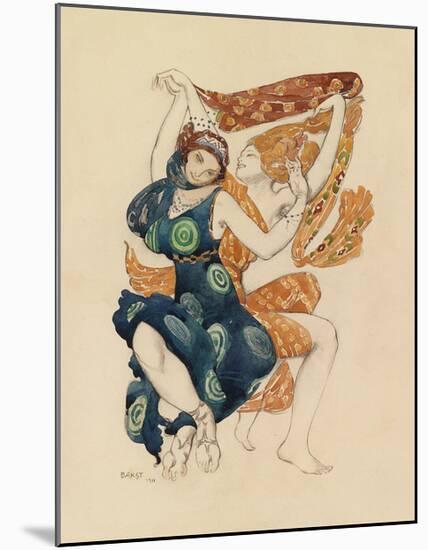 Narcisse by Tcherepnin 1911-Leon Bakst-Mounted Premium Giclee Print