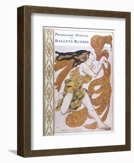 Narcisse Cover for the Offical Programme of Narcisse-Leon Bakst-Framed Photographic Print