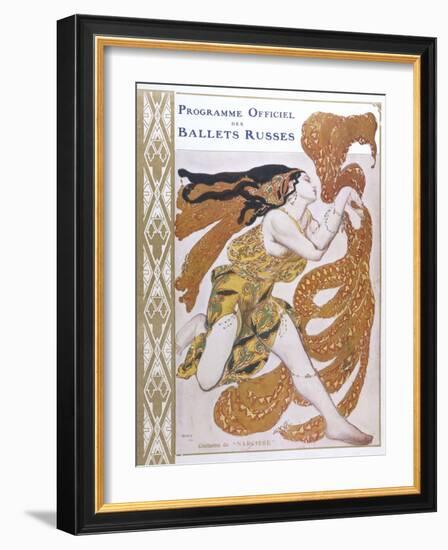 Narcisse Cover for the Offical Programme of Narcisse-Leon Bakst-Framed Photographic Print