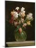 Narcisses Blancs, Jacinthes et Tulipes, 1864-Henri Fantin-Latour-Mounted Giclee Print