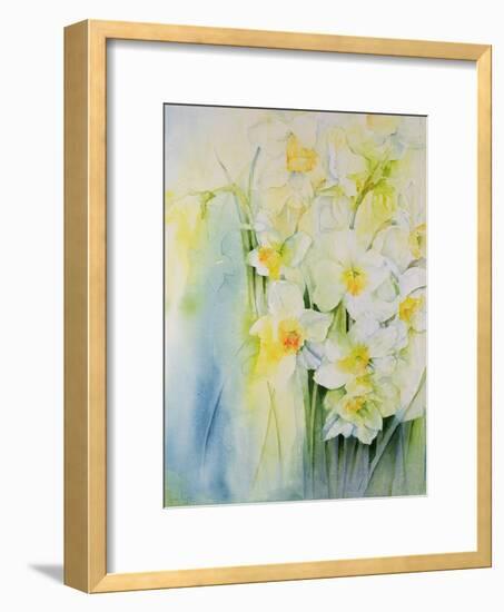 Narcissi and Freesia-Karen Armitage-Framed Giclee Print